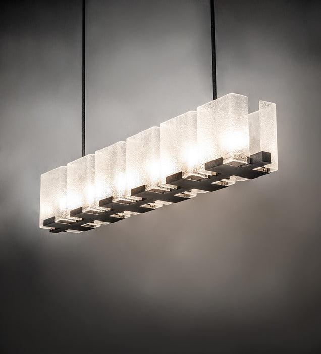 Meyda Tiffany 270642 Six Light Chandelier, Smoke
