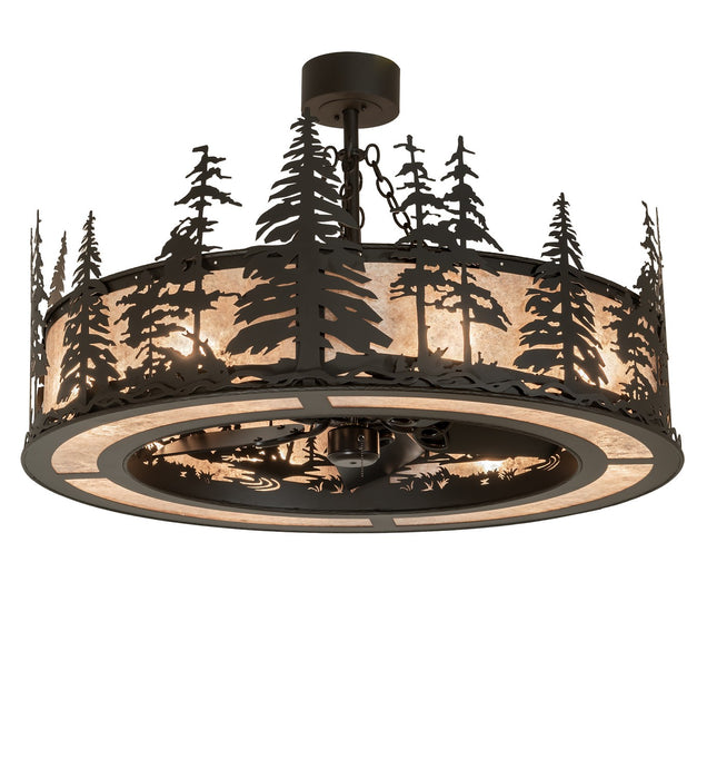 Meyda Tiffany 270759 Eight Light Chandel-Air, Oil Rubbed Bronze