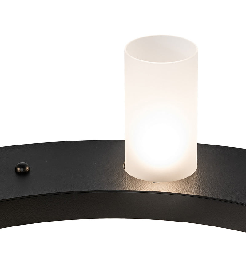 Meyda Tiffany 270818 24 Light Chandelier, Black Satin Wrought Iron