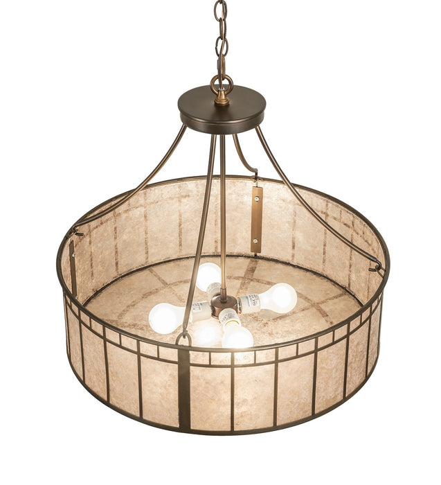 Meyda Tiffany 271105 Four Light Pendant, Antique Copper
