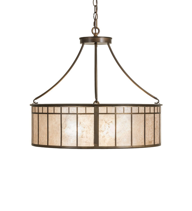 Meyda Tiffany 271105 Four Light Pendant, Antique Copper