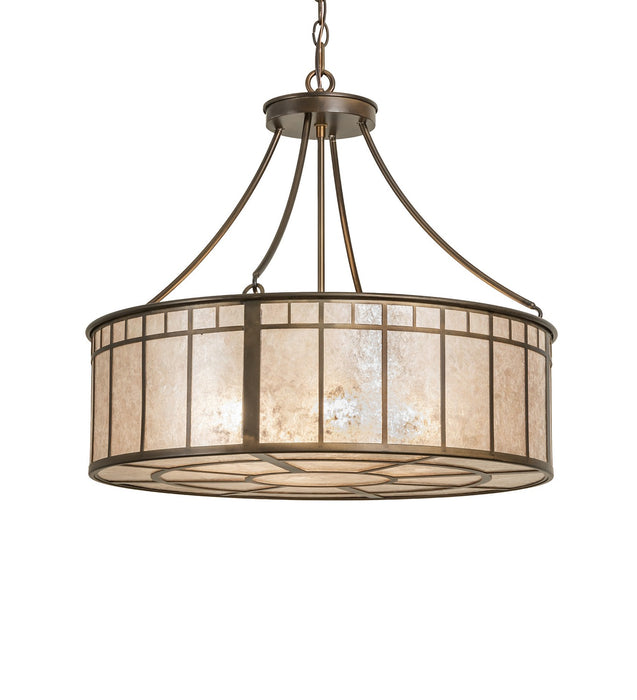 Meyda Tiffany 271105 Four Light Pendant, Antique Copper