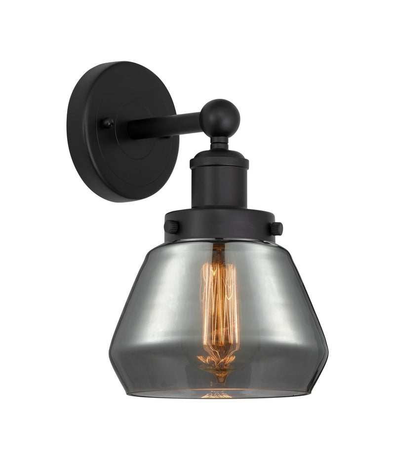 Innovations 616-1W-BK-G173 One Light Wall Sconce, Matte Black