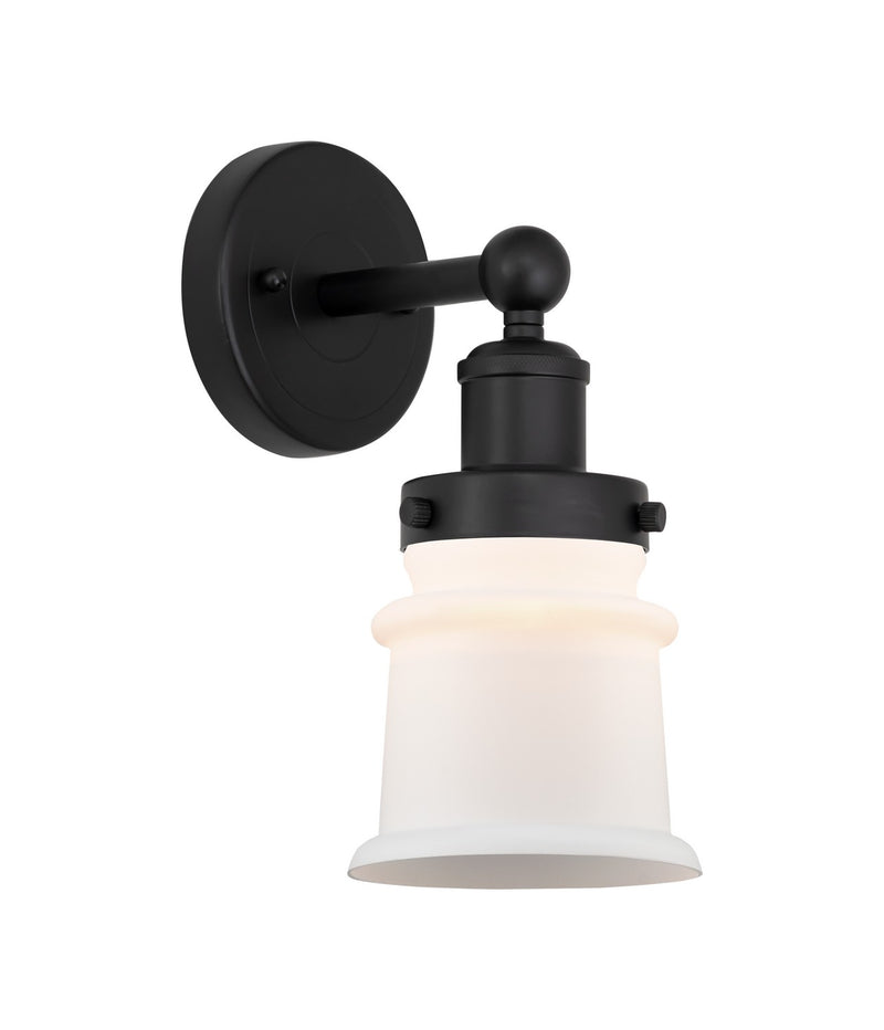 Innovations 616-1W-BK-G181S One Light Wall Sconce, Matte Black