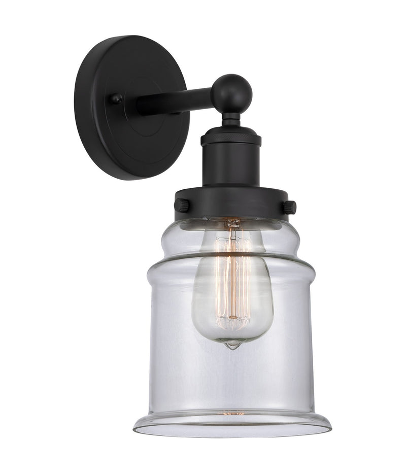 Innovations 616-1W-BK-G182 One Light Wall Sconce, Matte Black