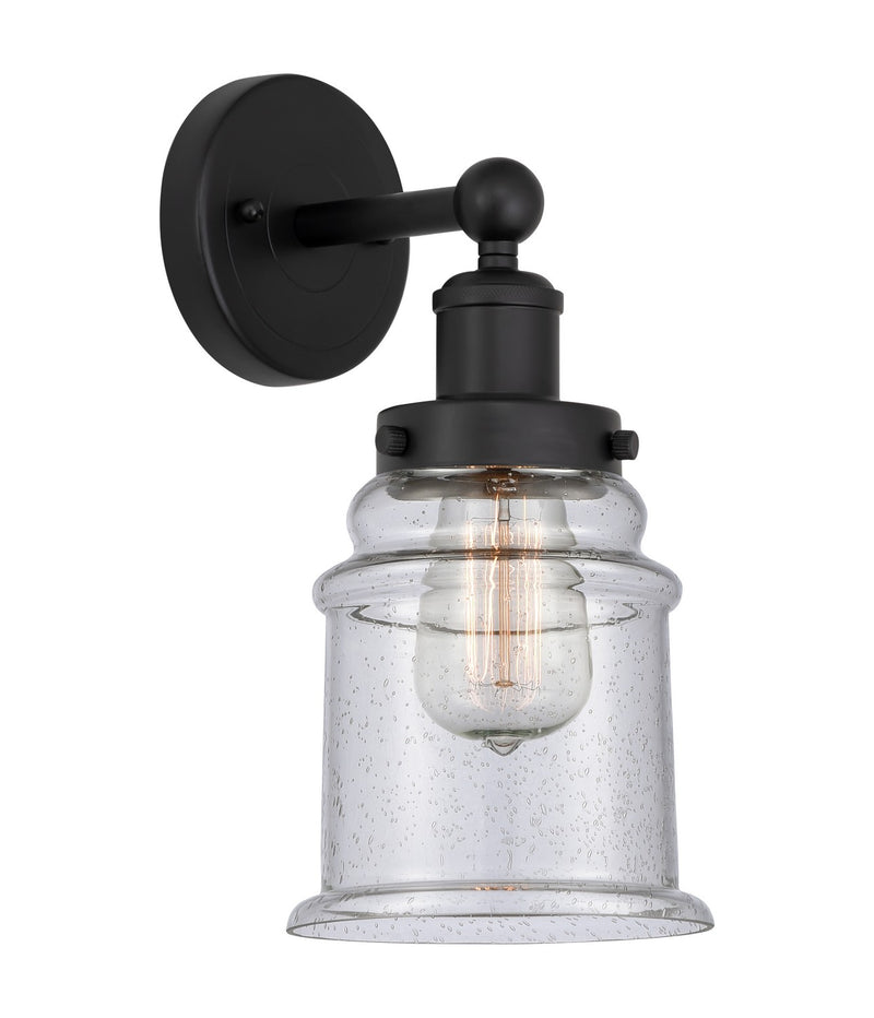 Innovations 616-1W-BK-G184 One Light Wall Sconce, Matte Black
