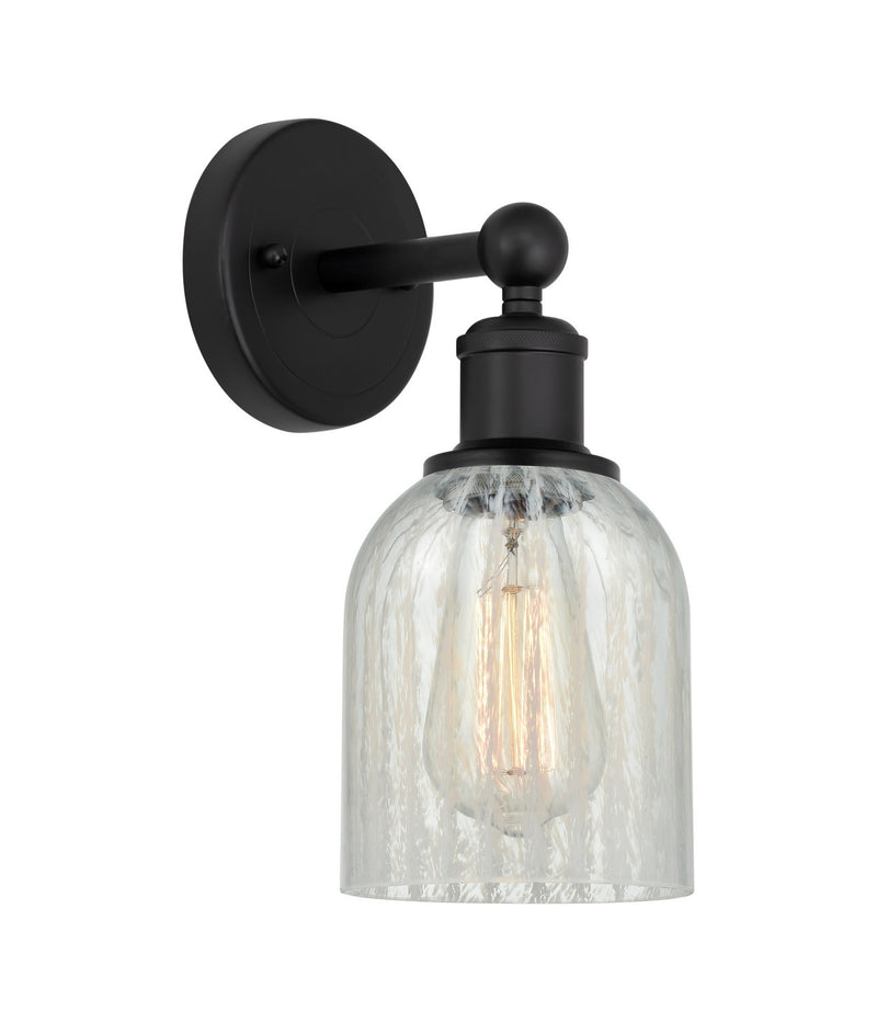 Innovations 616-1W-BK-G2511 One Light Wall Sconce, Matte Black