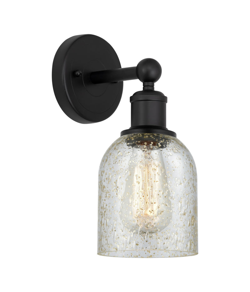 Innovations 616-1W-BK-G259 One Light Wall Sconce, Matte Black