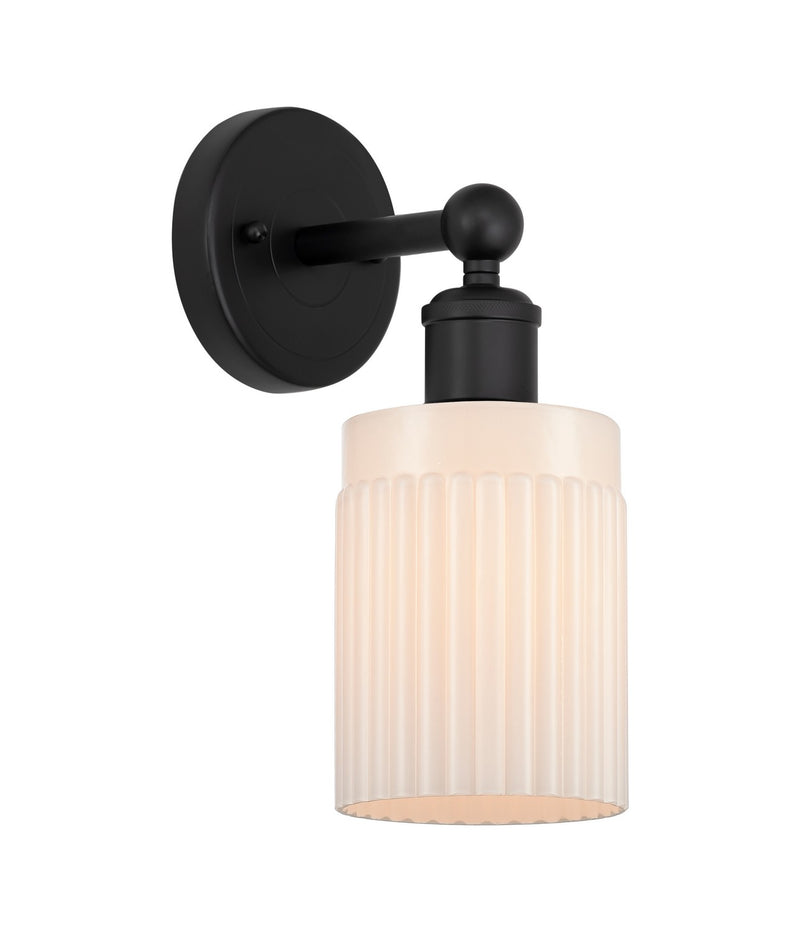 Innovations 616-1W-BK-G341 One Light Wall Sconce, Matte Black
