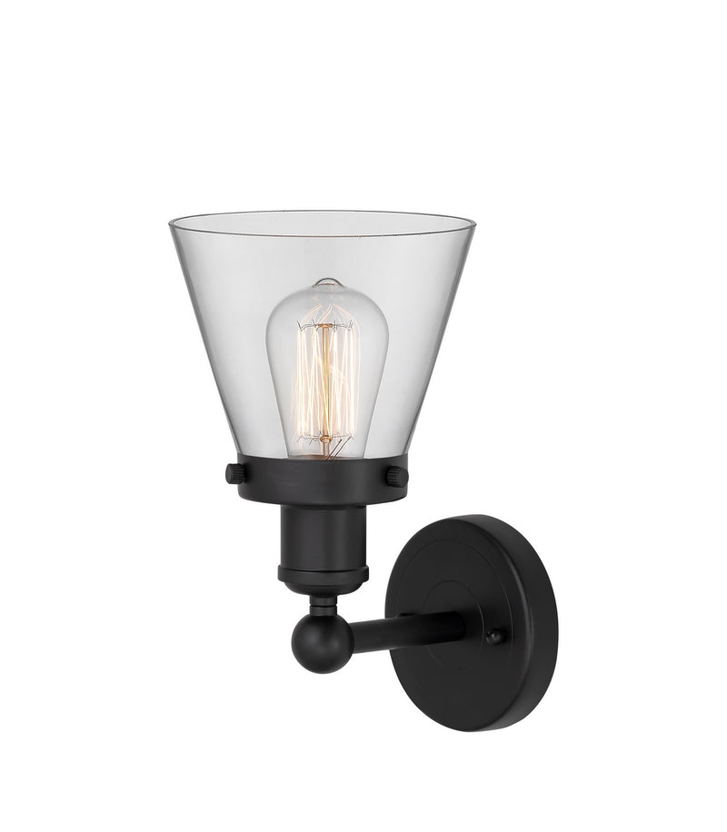 Innovations 616-1W-BK-G62 One Light Wall Sconce, Matte Black