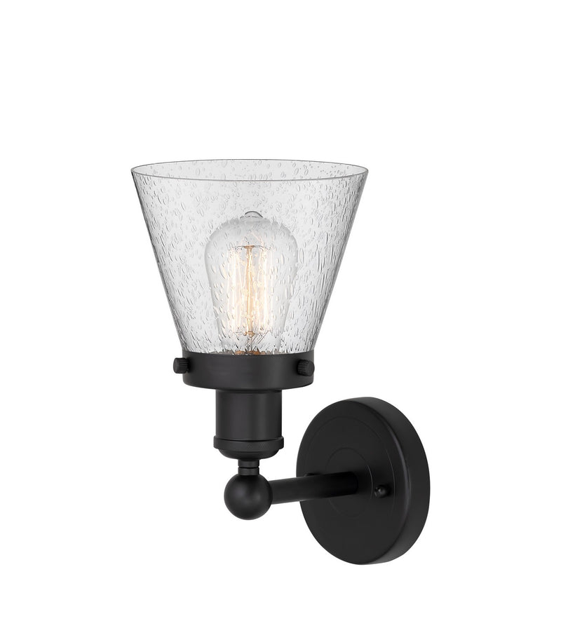Innovations 616-1W-BK-G64 One Light Wall Sconce, Matte Black
