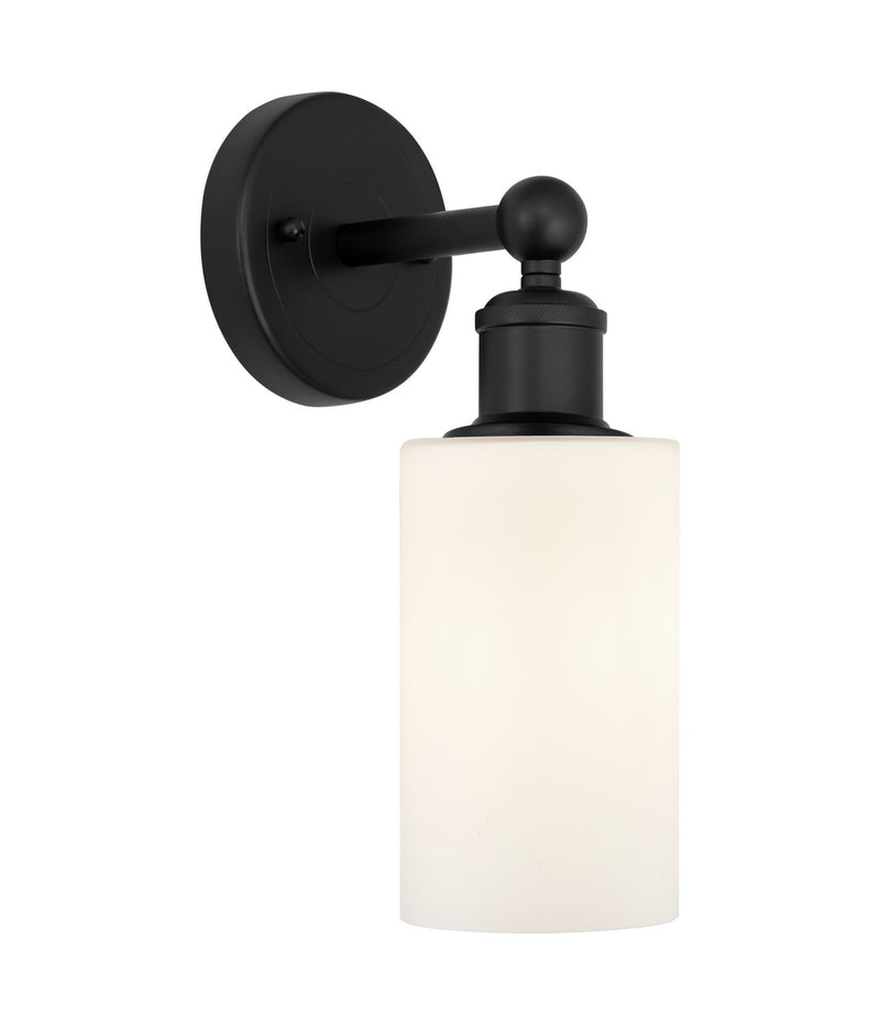 Innovations 616-1W-BK-G801 One Light Wall Sconce, Matte Black