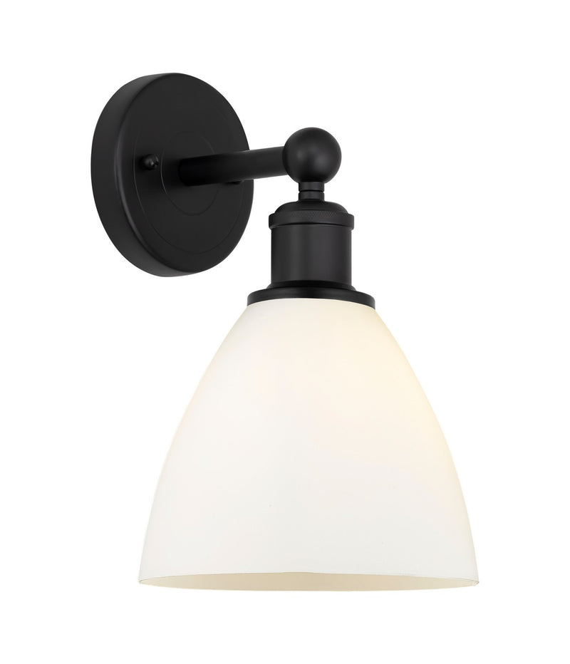 Innovations 616-1W-BK-GBD-751 One Light Wall Sconce, Matte Black