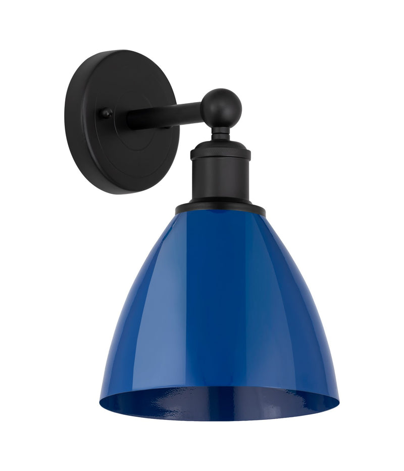 Innovations 616-1W-BK-MBD-75-BL One Light Wall Sconce, Matte Black