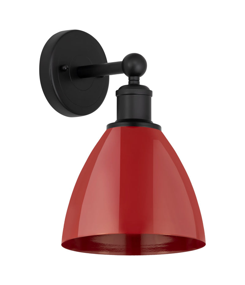 Innovations 616-1W-BK-MBD-75-RD One Light Wall Sconce, Matte Black