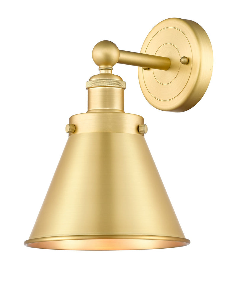 Innovations 616-1W-SG-M13-SG One Light Wall Sconce, Satin Gold