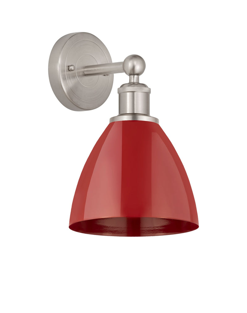 Innovations 616-1W-SN-MBD-75-RD One Light Wall Sconce, Brushed Satin Nickel