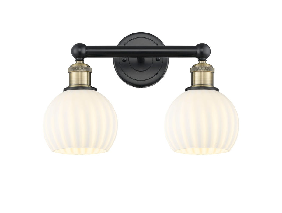Innovations 616-2W-BAB-G1217-6WV LED Bath Vanity, Black Antique Brass