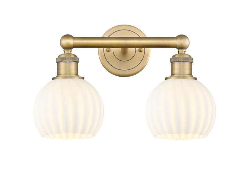 Innovations 616-2W-BB-G1217-6WV LED Bath Vanity, Brushed Brass