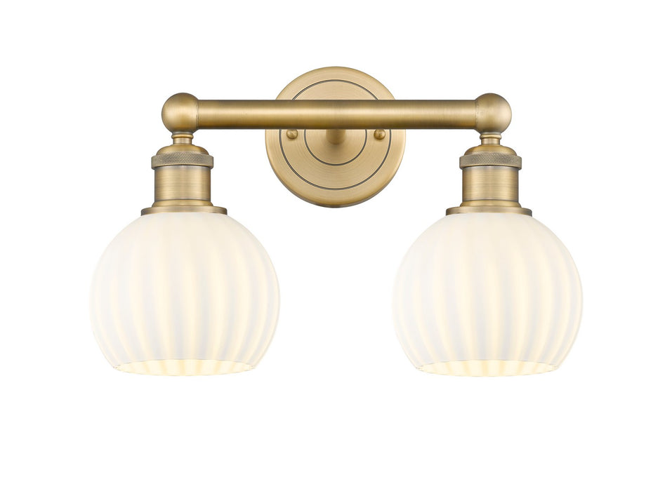 Innovations 616-2W-BB-G1217-6WV LED Bath Vanity, Brushed Brass