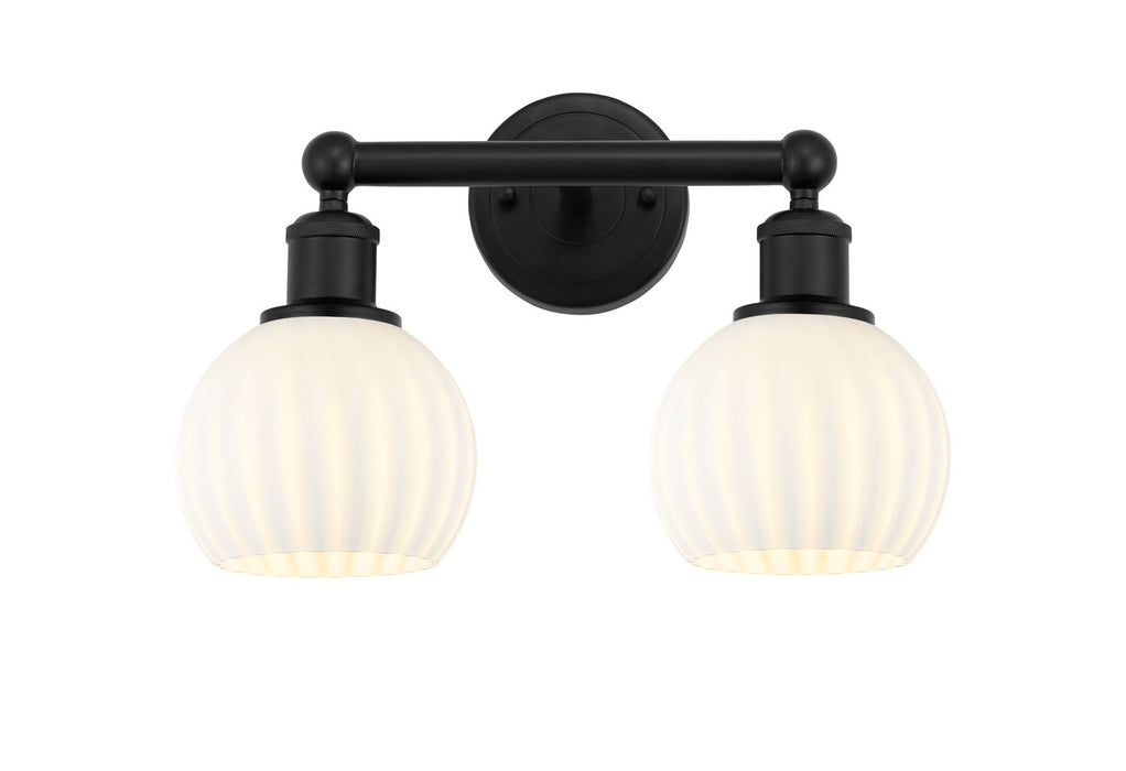 Innovations 616-2W-BK-G1217-6WV LED Bath Vanity, Matte Black