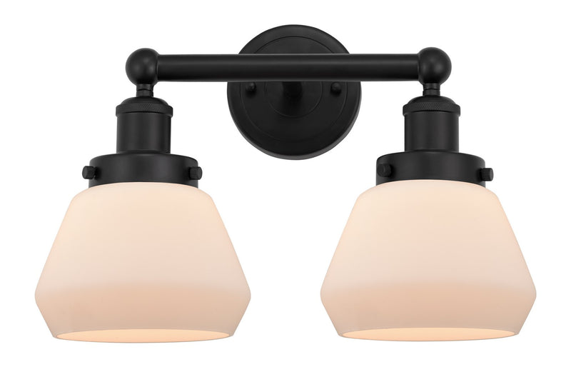 Innovations 616-2W-BK-G171 Two Light Bath Vanity, Matte Black