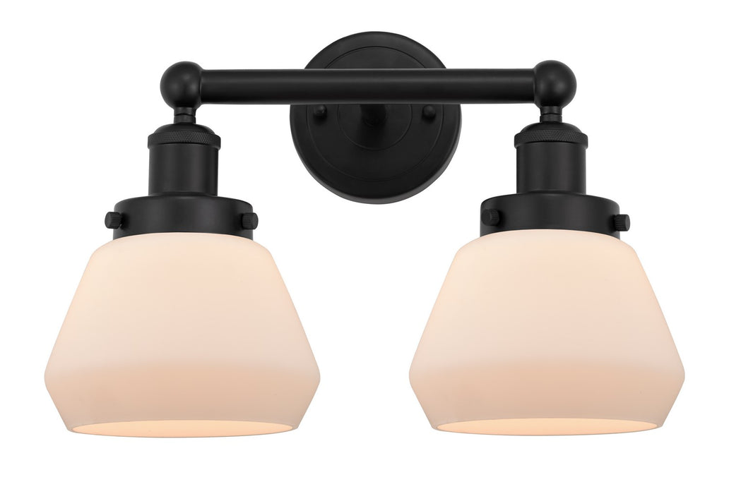 Innovations 616-2W-BK-G171 Two Light Bath Vanity, Matte Black