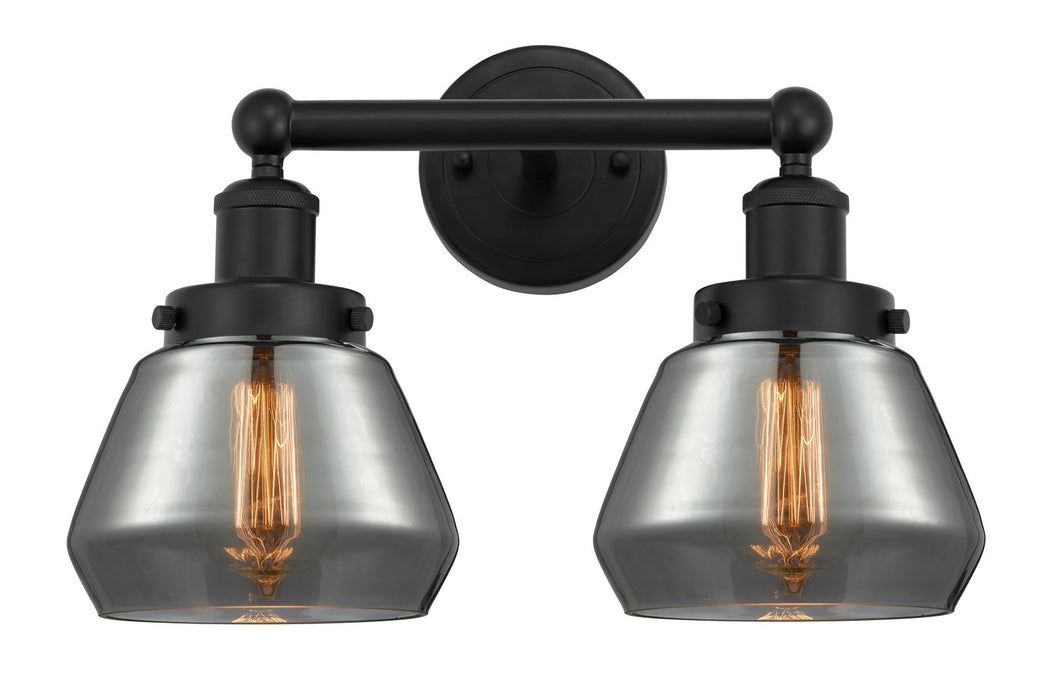 Innovations 616-2W-BK-G173 Two Light Bath Vanity, Matte Black