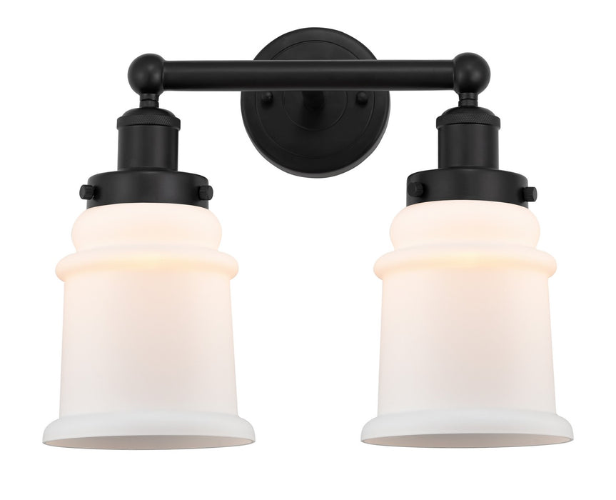 Innovations 616-2W-BK-G181 Two Light Bath Vanity, Matte Black