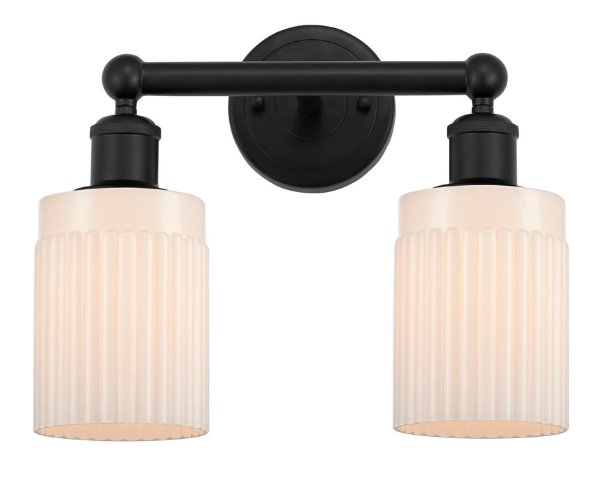 Innovations 616-2W-BK-G341 Two Light Bath Vanity, Matte Black
