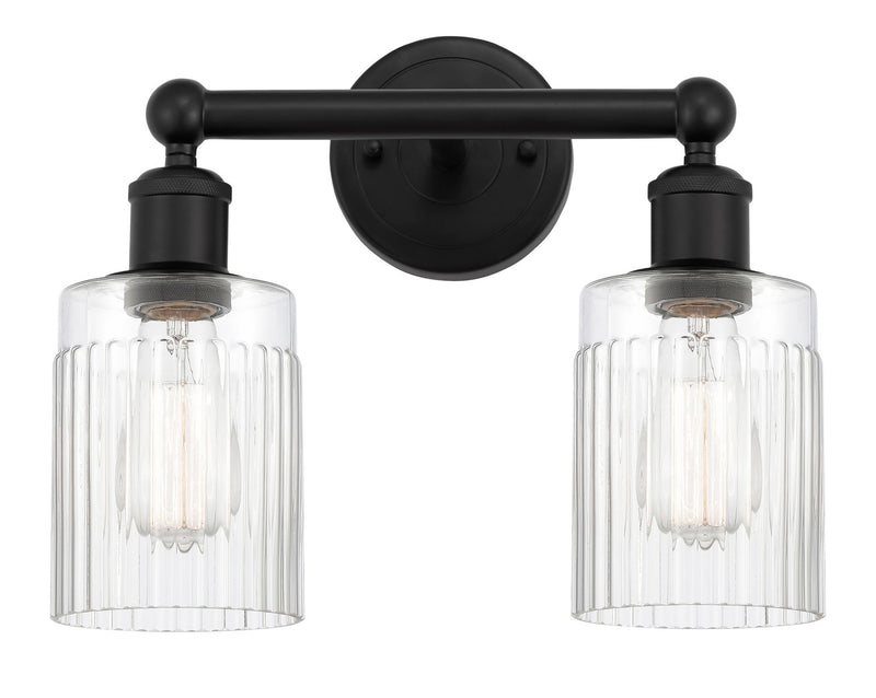 Innovations 616-2W-BK-G342 Two Light Bath Vanity, Matte Black