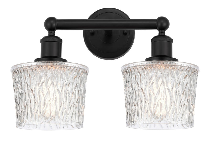 Innovations 616-2W-BK-G402 Two Light Bath Vanity, Matte Black