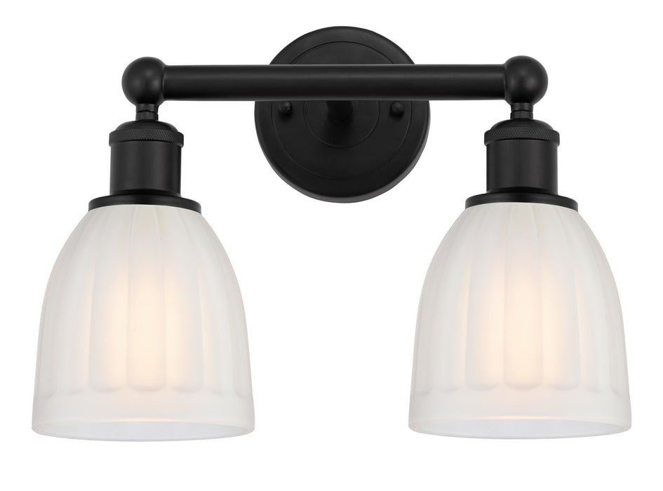 Innovations 616-2W-BK-G441 Two Light Bath Vanity, Matte Black