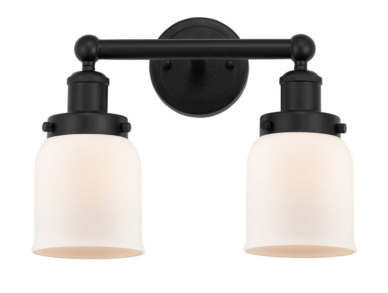 Innovations 616-2W-BK-G51 Two Light Bath Vanity, Matte Black