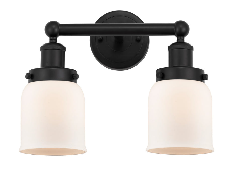 Innovations 616-2W-BK-G51 Two Light Bath Vanity, Matte Black