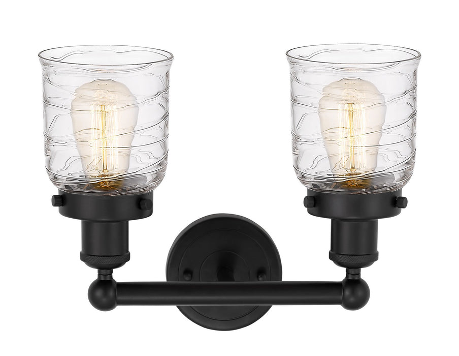 Innovations 616-2W-BK-G513 Two Light Bath Vanity, Matte Black