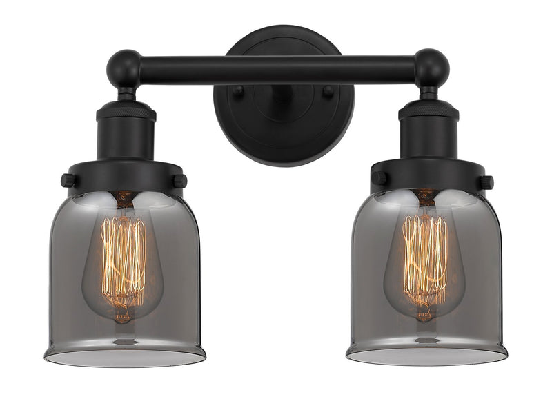 Innovations 616-2W-BK-G53 Two Light Bath Vanity, Matte Black