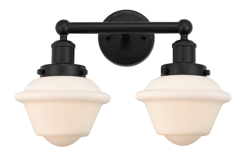 Innovations 616-2W-BK-G531 Two Light Bath Vanity, Matte Black