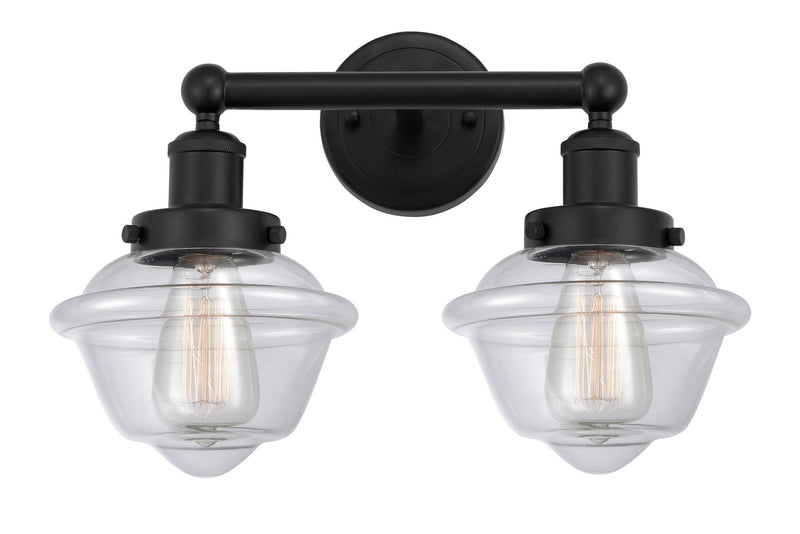 Innovations 616-2W-BK-G532 Two Light Bath Vanity, Matte Black
