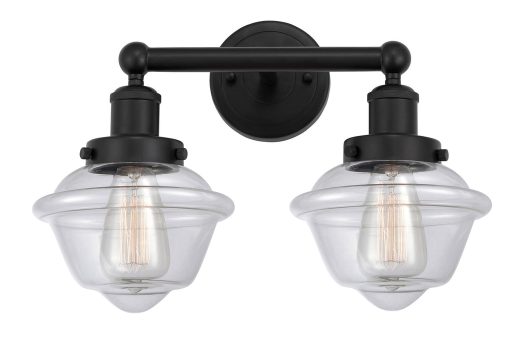 Innovations 616-2W-BK-G532 Two Light Bath Vanity, Matte Black