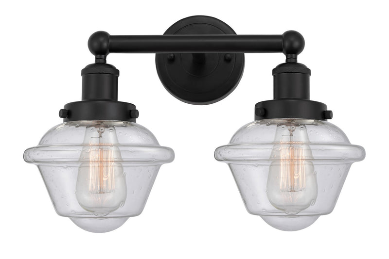 Innovations 616-2W-BK-G534 Two Light Bath Vanity, Matte Black