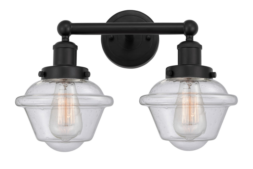 Innovations 616-2W-BK-G534 Two Light Bath Vanity, Matte Black