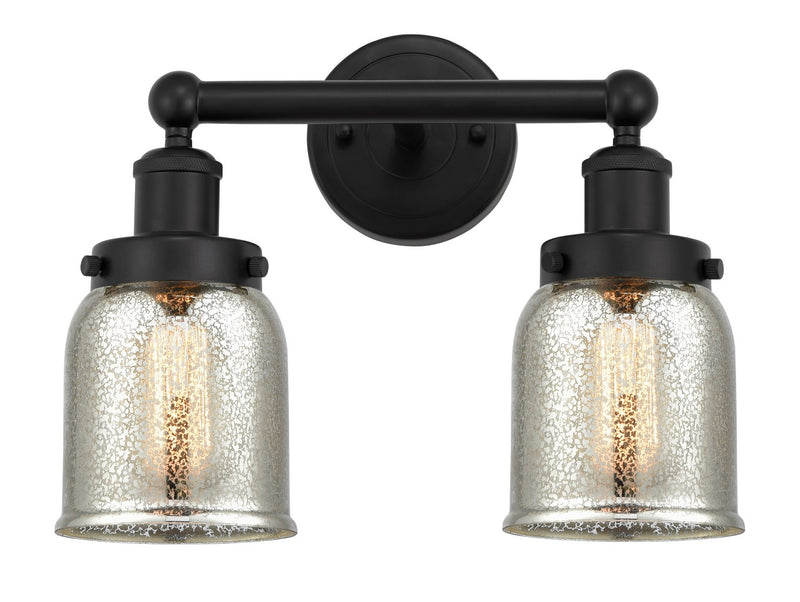 Innovations 616-2W-BK-G58 Two Light Bath Vanity, Matte Black