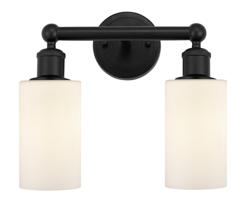 Innovations 616-2W-BK-G801 Two Light Bath Vanity, Matte Black