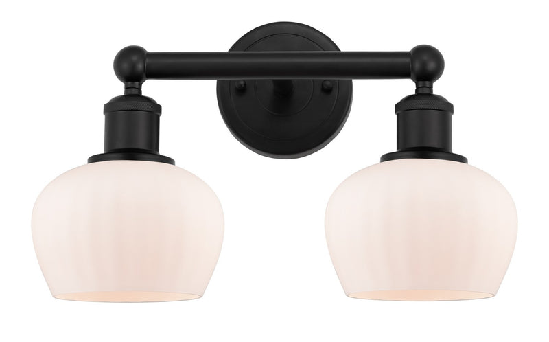 Innovations 616-2W-BK-G91 Two Light Bath Vanity, Matte Black
