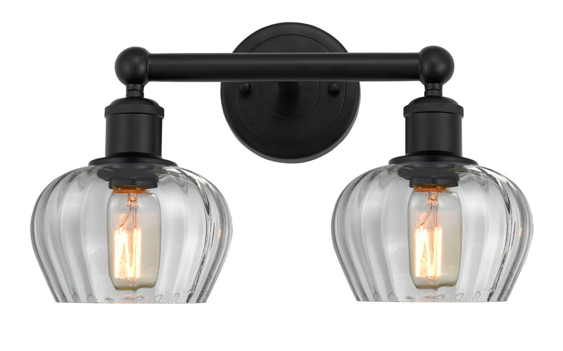 Innovations 616-2W-BK-G92 Two Light Bath Vanity, Matte Black