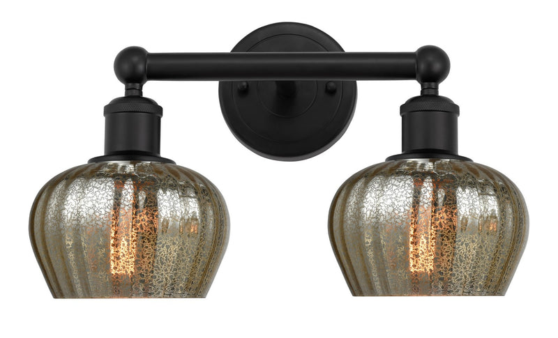 Innovations 616-2W-BK-G96 Two Light Bath Vanity, Matte Black