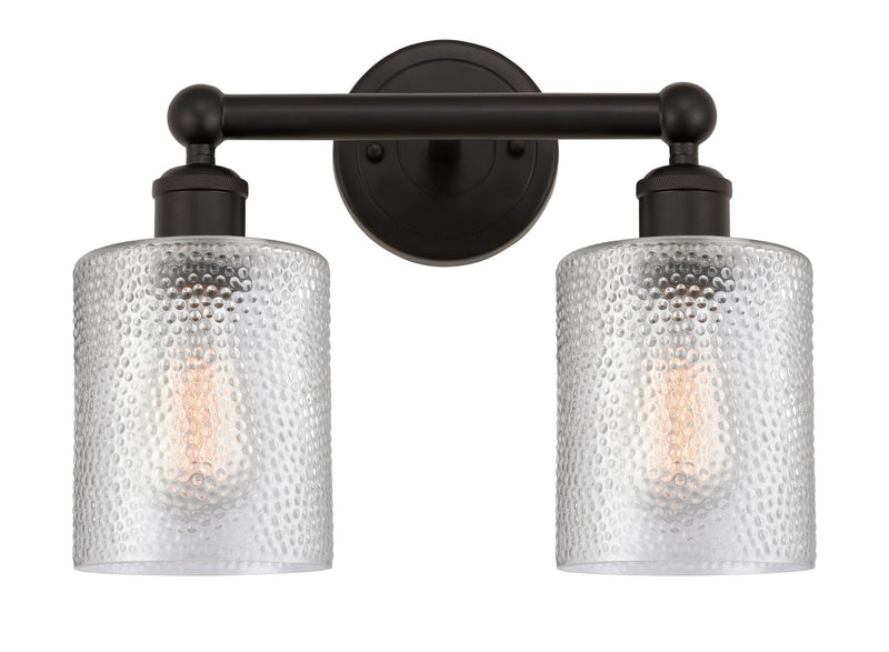 Innovations 616-2W-OB-G112 Two Light Bath Vanity, Oil Rubbed Bronze