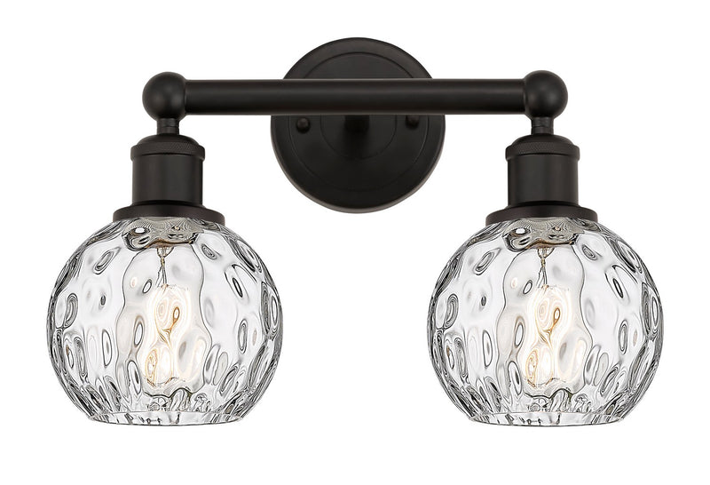 Innovations 616-2W-OB-G1215-6 Two Light Bath Vanity, Oil Rubbed Bronze