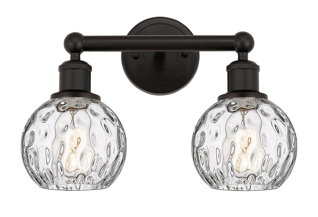 Innovations 616-2W-OB-G1215-6 Two Light Bath Vanity, Oil Rubbed Bronze